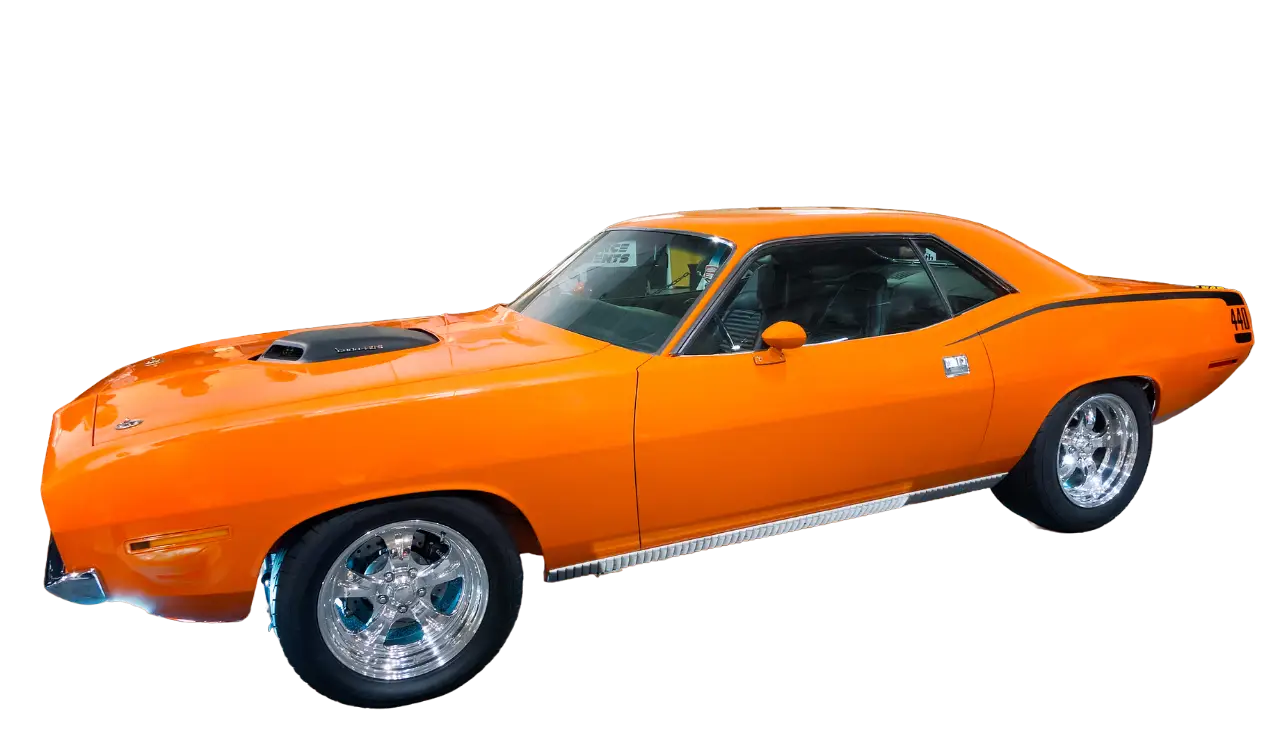 orange-sports-car